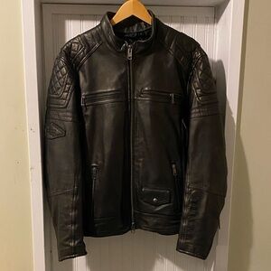 Harley-Davidson Black Leather Jacket Men’s Size Large